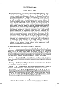 Enabling Act - Englewood Water District