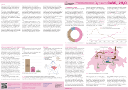 Gypsum CaSO4&middot;2H