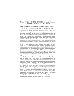 QUILL CORP. v. NORTH DAKOTA - Justia Supreme Court Center