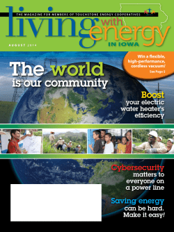August 2014 - Southwest Iowa Rural Electric Cooperative