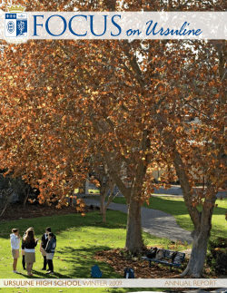 FOCUSon Ursuline - Ursuline High School