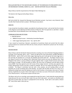 March 22nd, 2017 - Kenilworth Borough