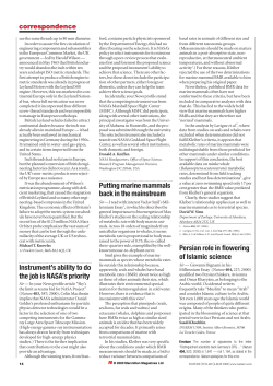 Instrument`s ability to do the job is NASA`s priority Putting