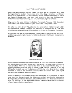 BILLY &ldquo;THE SCOUT&rdquo; GREEN Much has been written about