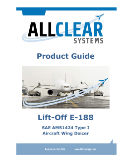 Product Guide Lift-Off E-188