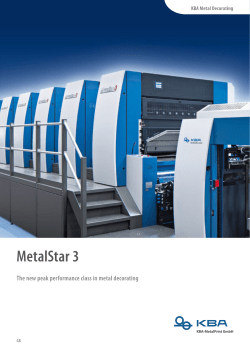MetalStar 3 - KBA MetalPrint