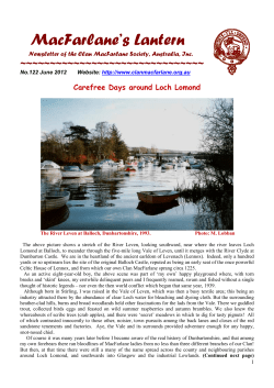 MacFarlane`s Lantern - The Clan MacFarlane Society, Australia Inc.