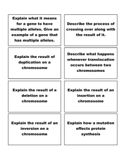 Explain what it means for a gene to have multiple alleles. Give an