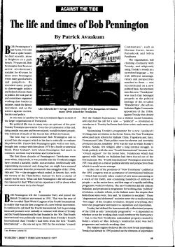 Ihe life and times of Bob Pennington