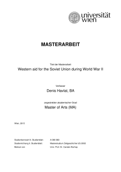 masterarbeit - E-Theses