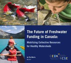The Future of Freshwater Funding in Canada
