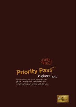 Priority Pass - American Express