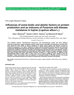Influences of some biotic and abiotic factors on protein production