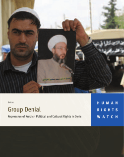 Group Denial - Human Rights Watch