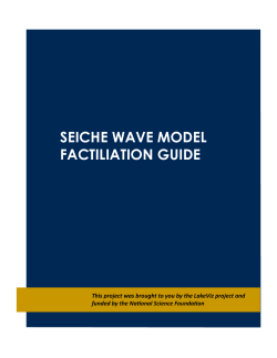 Final Seiche Model Guide
