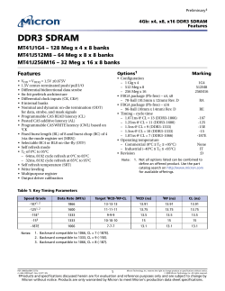 4Gb: x4, x8, x16 DDR3 SDRAM - Engineering School Class Web Sites