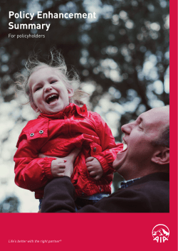 Policy Enhancement Summary