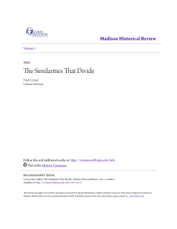 The Similarities That Divide