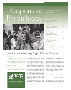 issue pdf - National Committee For Responsive