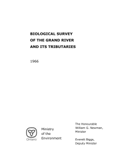 Biological Survey of the Grand River and its Tributaries, 1966. Dec