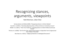 Stance (Morrison, Chan)