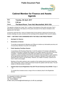 Agenda Document for Cabinet Member for Finance and Assets, 04