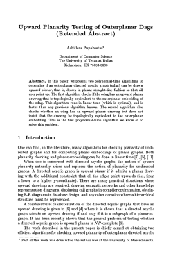 Upward planarity testing of outerplanar dags (extended abstract)
