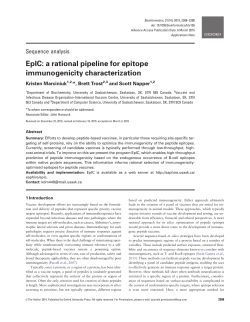 EpIC: a rational pipeline for epitope