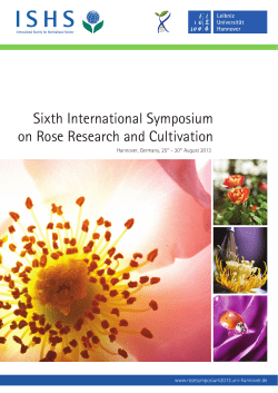 The recent status of Rose research and production in Iran (PDF