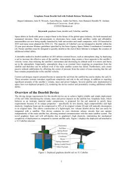 Overview of the Deorbit Device