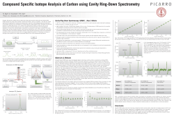 Compound Specific Isotope Analysis of Carbon using