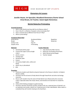 Elementary Art Lessons Jennifer Heyser, Art Specialist, Woodland