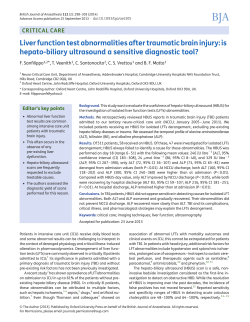 Liver function test abnormalities after traumatic brain injury: is