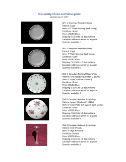 Steamship China and Silverplate