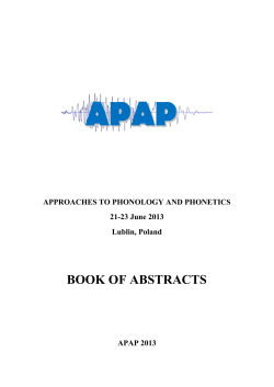 book of abstracts
