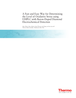 A Fast and Easy Way for Determining the Level of Oxidative Stress