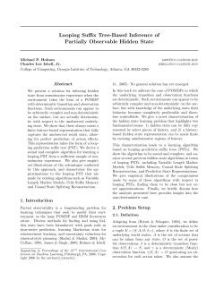 Looping Suffix Tree-Based Inference of Partially Observable Hidden