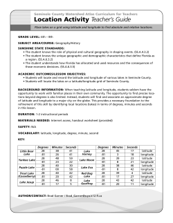 Seminole County Watershed Atlas Curriculum