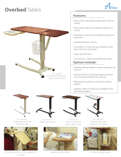 Overbed Table