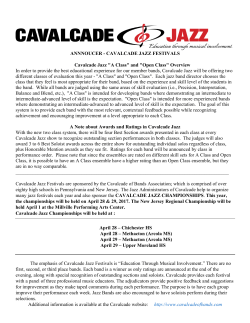 Jazz Show Announcer Information