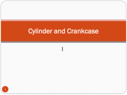 1 Cylinder and Crankcase