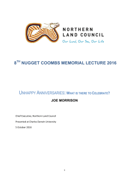 Joe Morrison`s lecture