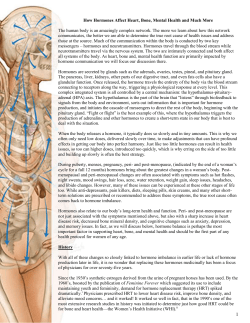 How Hormones Affect Heart, Bone, Mental Health and Much More
