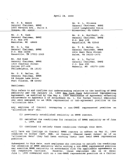 April 28, 2000 Manistee , MI 49660 Gentlemen: This refers to and