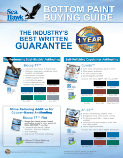 Sea Hawk Paints 2016 Product Buying Guide