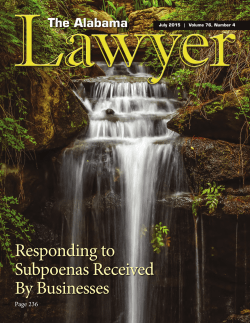Responding to Subpoenas Received By Businesses