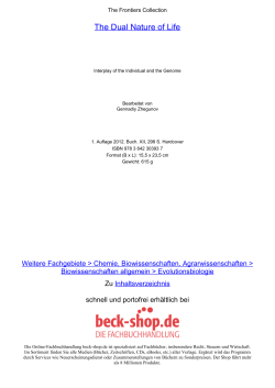 The Dual Nature of Life - ReadingSample - Beck-Shop