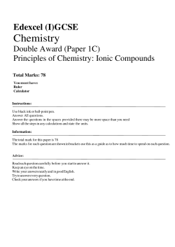 Chemistry - SAVE MY EXAMS!