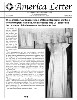 The exhibition, A Consecration of Hope