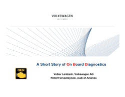 A Short Story of On Board Diagnostics